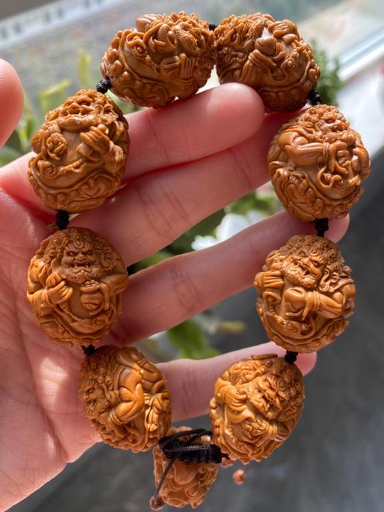 橄榄核，雕刻2.3大黑天，尺寸2.3核饱满