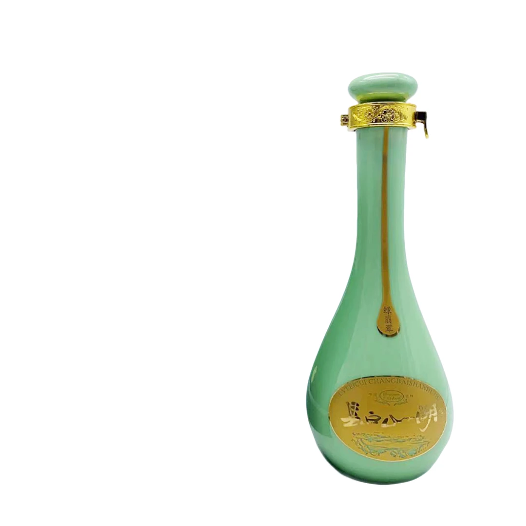 长白山湖绿翡翠酒 2瓶正品浓香型礼盒装 自饮聚会宴请40.8度500ml