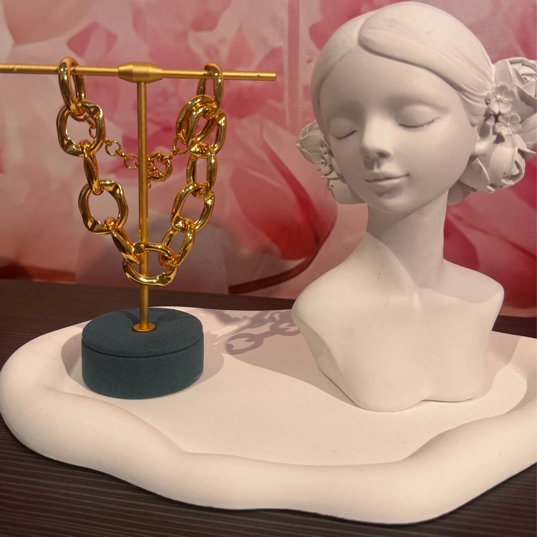 黄铜手链 菲纳孜链式手链 时尚百搭轻奢气质简约重工精致小众