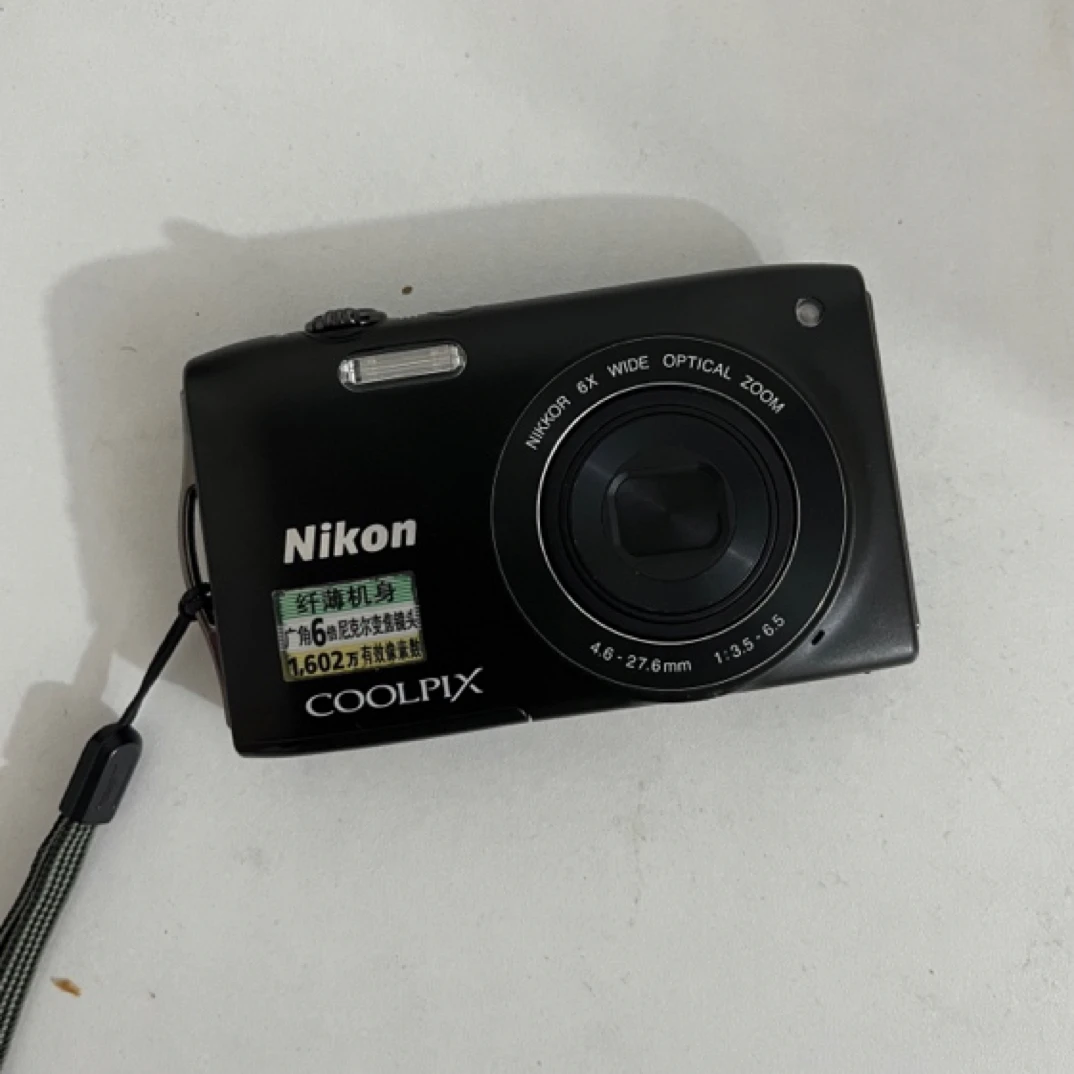9新 Nikon/尼康 尼康 S3200屏幕有膜 1600w像素 功能全好 no退换
