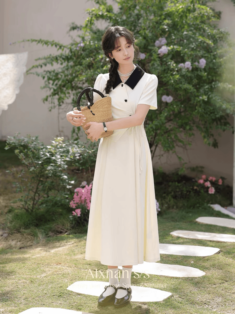 新款连衣裙女夏小个子显瘦遮肚子微胖今年最火修身气质收腰中长款