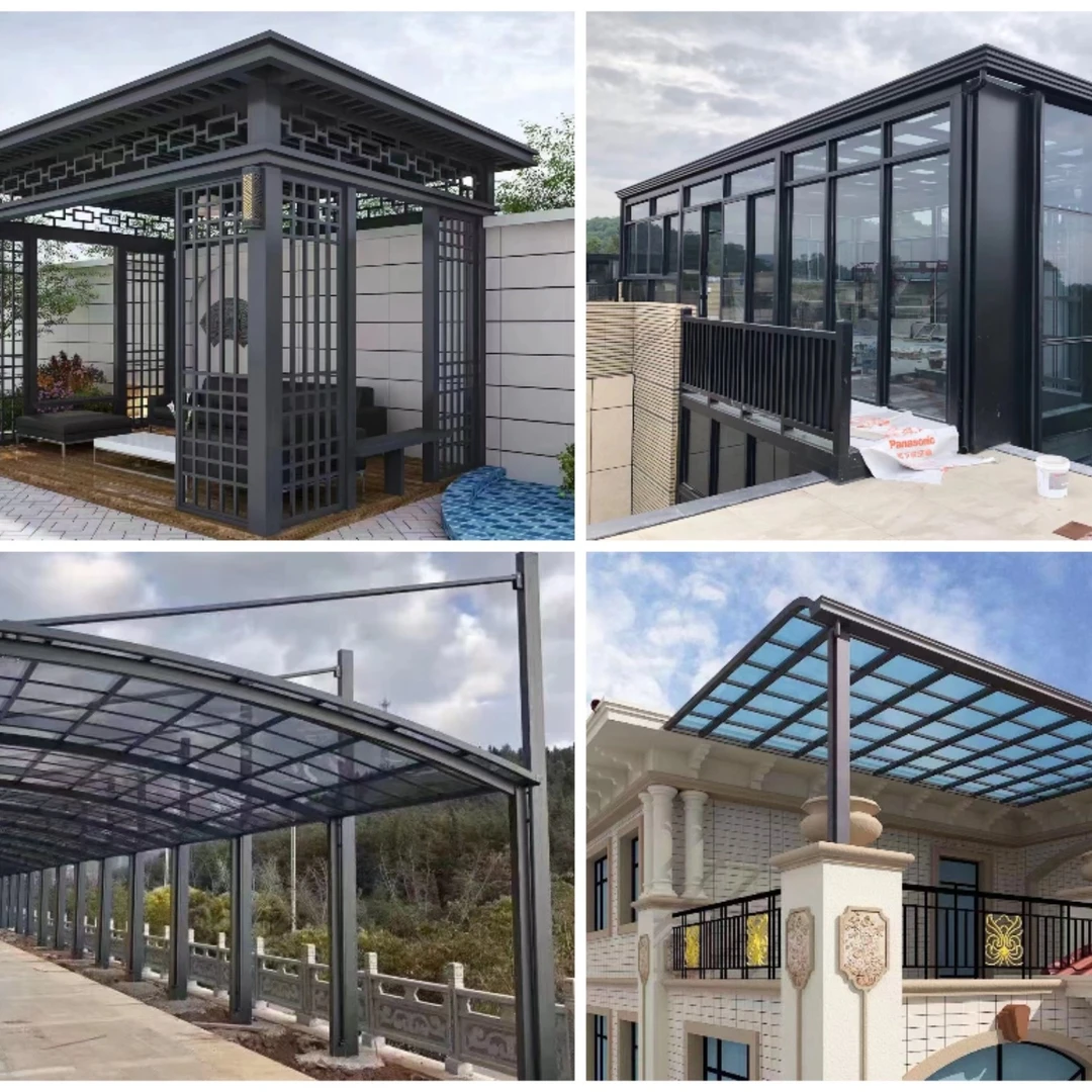 铝合金阳光房雨棚门窗定制