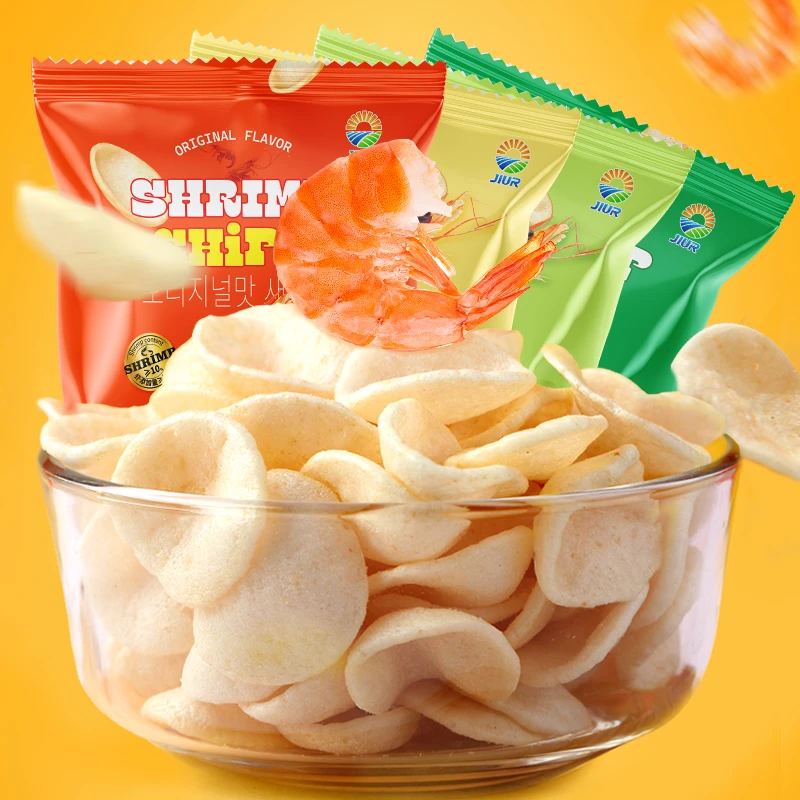 JIUR/九日 九日芥末味原味鲜虾片68g组合装