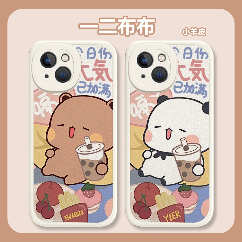 一二布布手机壳适用苹果16Phone15一二和布布13mini情侣x可爱xs