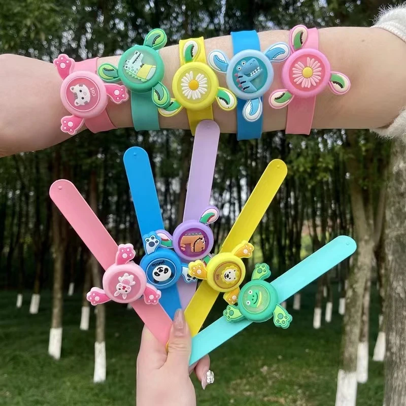 儿童 卡通旋风陀螺驱蚊手环 可爱手链男女宝夏季户外防蚊虫WZ019