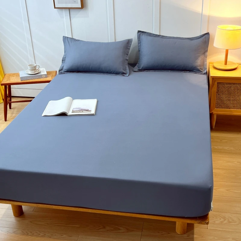 麦德琳2023新款A类原棉防水床笠床罩透气隔尿全包保护套纯色简约