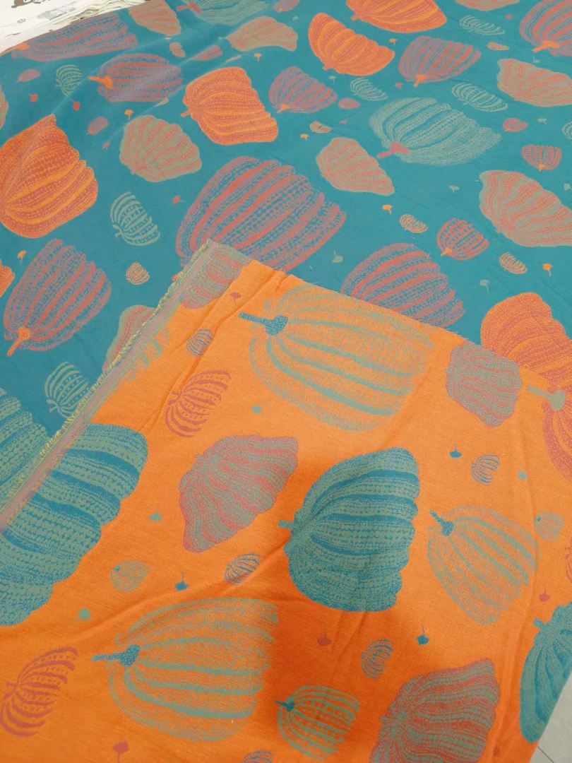 双层彩绣纱布60支加密柔软透气针织新生儿双面薄款婴幼儿印花薄棉