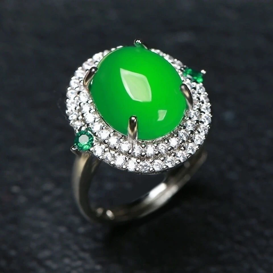 【爽姐专属】DIY天然玉石水滴戒指