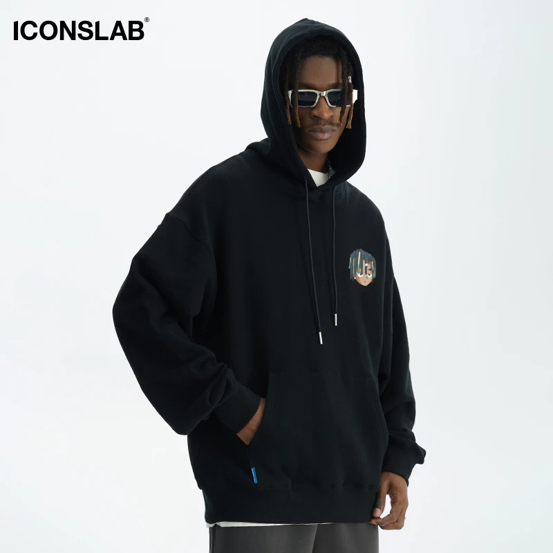 ICONSLAB 脏辫男孩连帽卫衣情侣帽衫男女同款潮牌