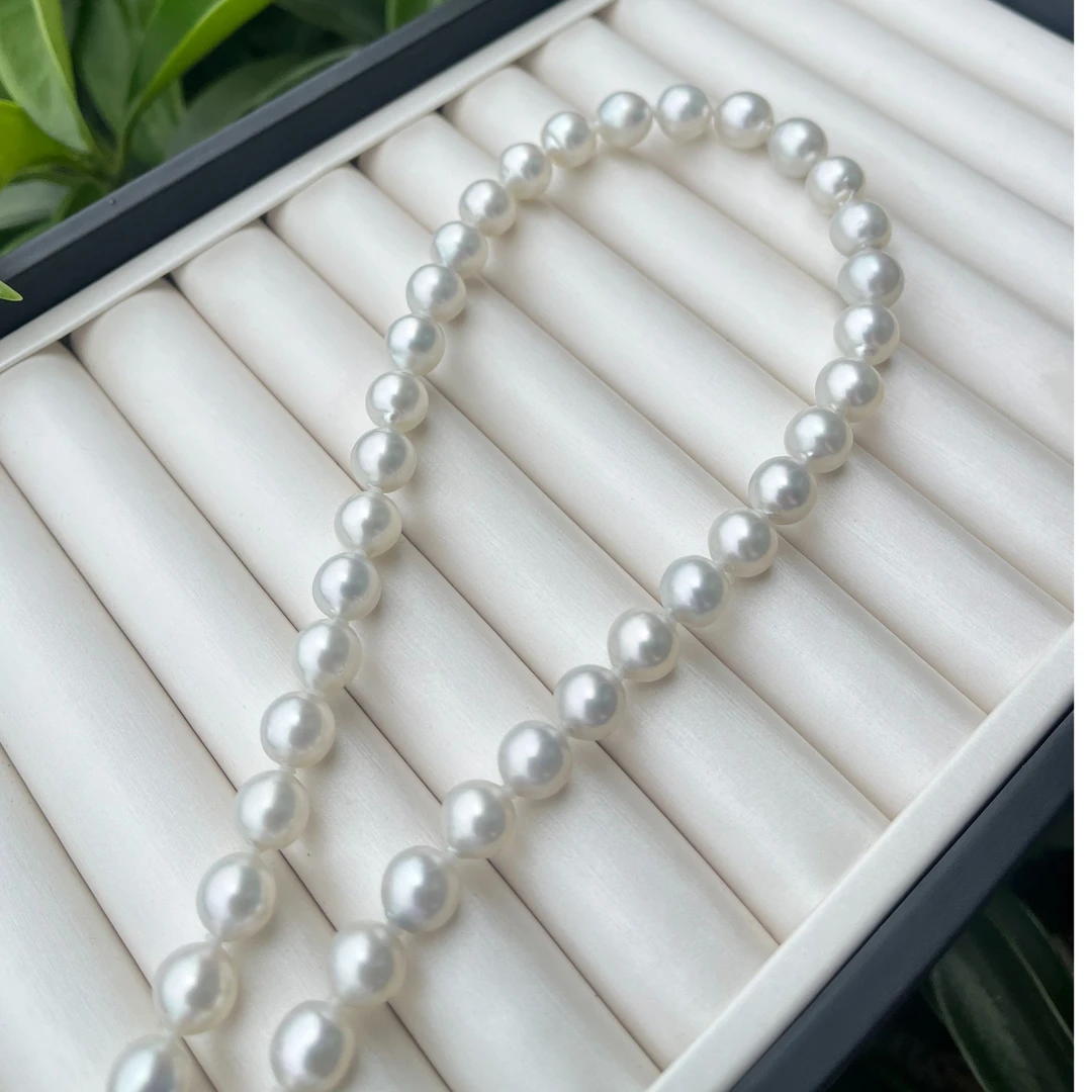 海水澳白珍珠项链气质百搭经典仙女时尚【直播间选珠 多样性发一