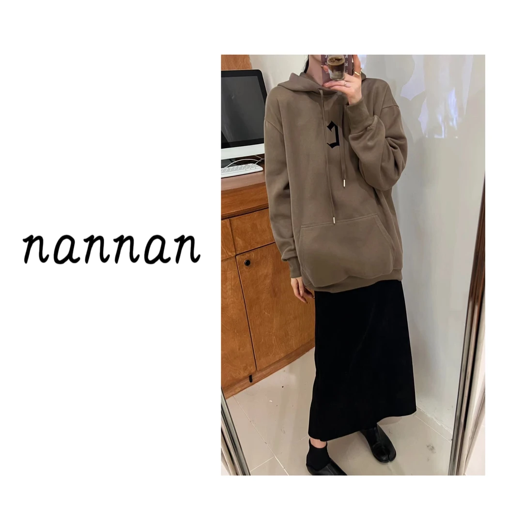 【尚舍】连帽字母图案卫衣71289