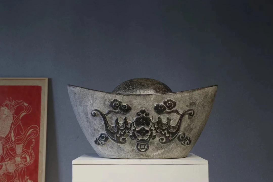 青石 大元宝 空间陈设