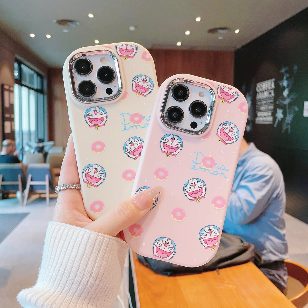 银镜小胖墩适用苹果15/iPhone/华为荣耀/oppo/VIVO/小米手机壳潮