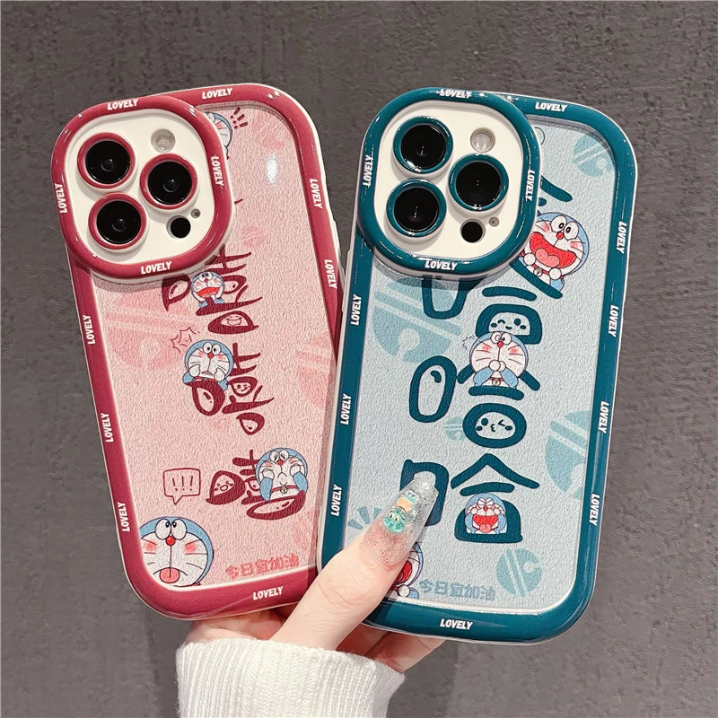 嘻哈叮当猫适用苹果15手机壳华为mate60荣耀oppo小米vivo红米防摔