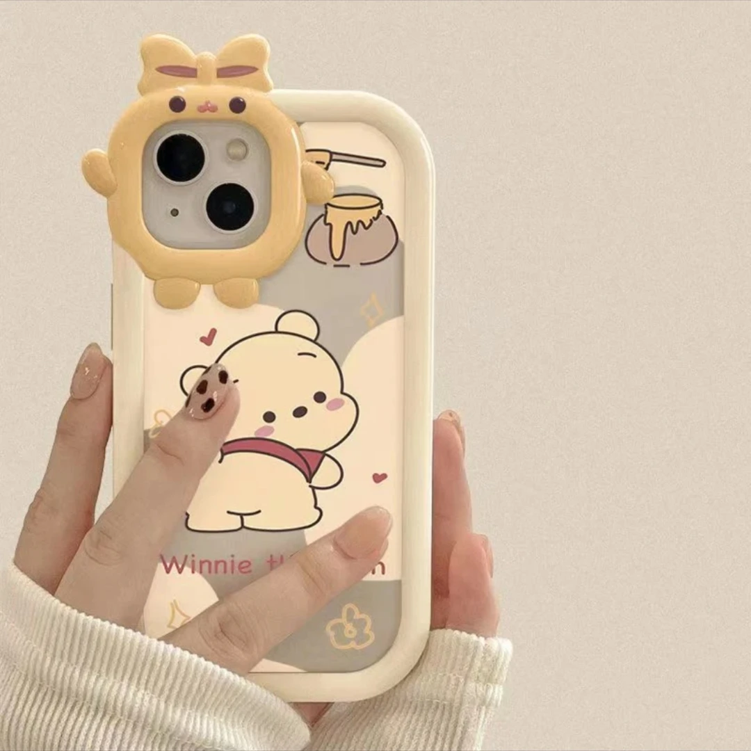 维尼熊小怪兽手机壳苹果/华为/VIVO/荣耀/OPPO/小米手机壳简约