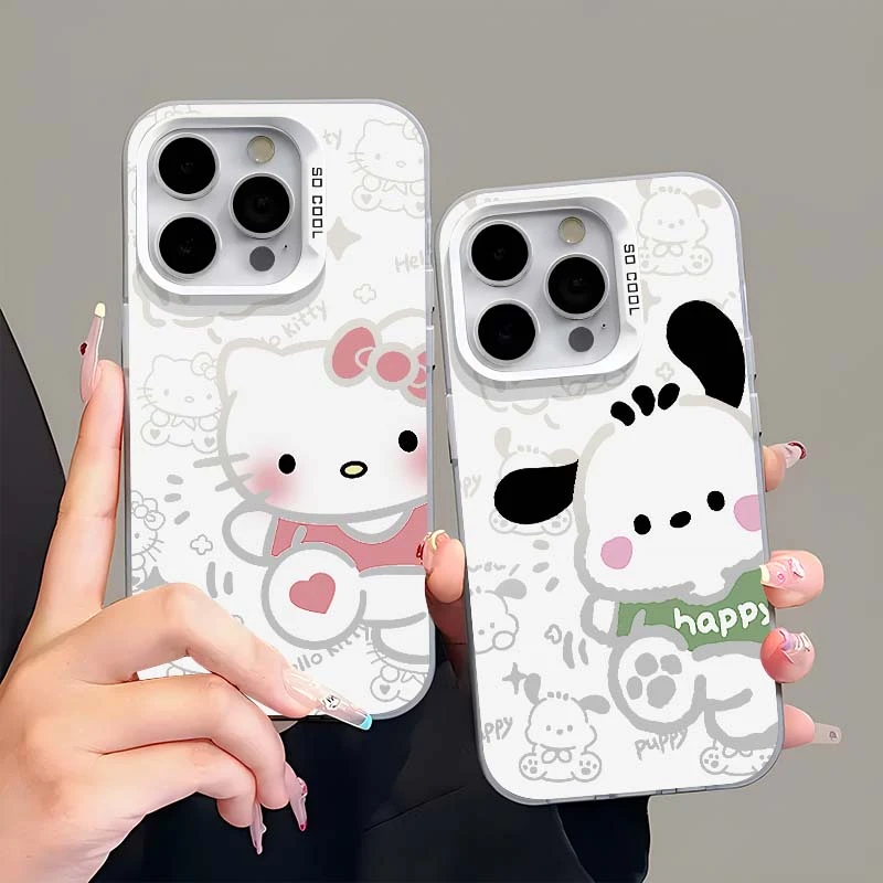 打招呼凯蒂元气壳适用iPhone15/14手机壳苹果vivo华为小米oppo女