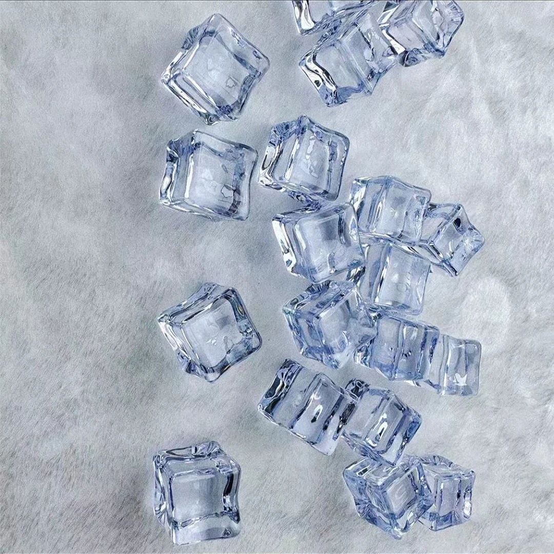 DIY仿真透明冰块方形水晶道具手工配件配饰