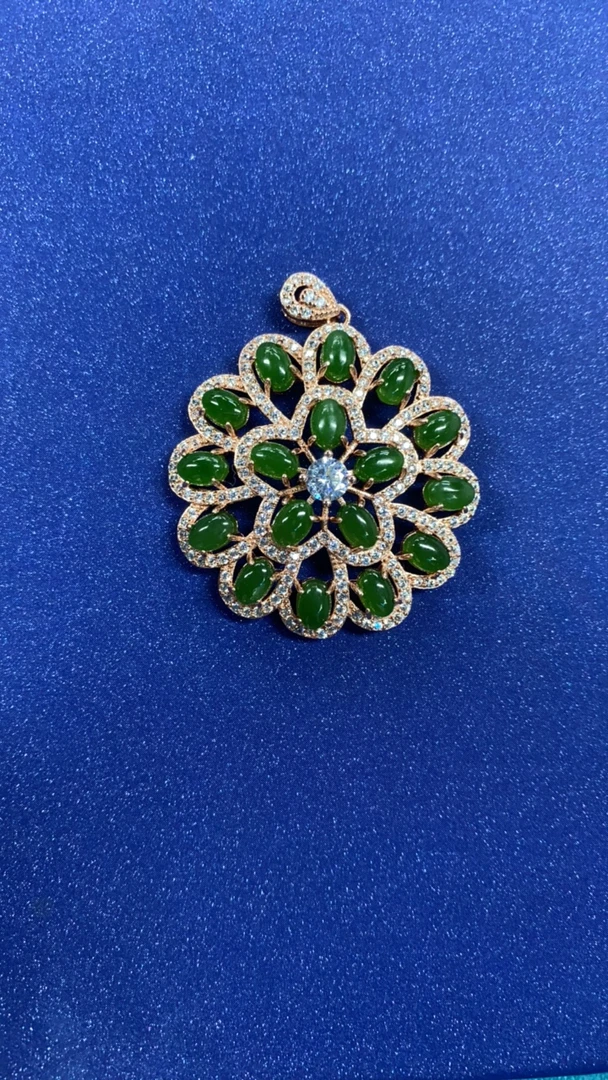 和田玉吊坠【小北质检】ZJXBZ4约38*8多样性发一