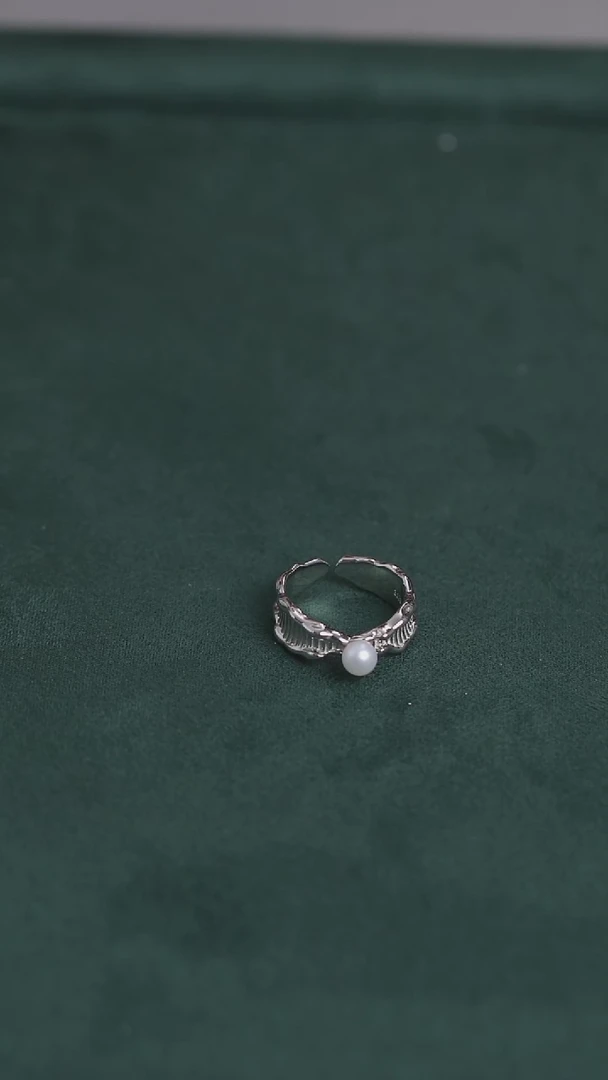 【闪购商品】淡水珍珠戒指银S925镶嵌戒指（非基地发货不带证书礼盒）