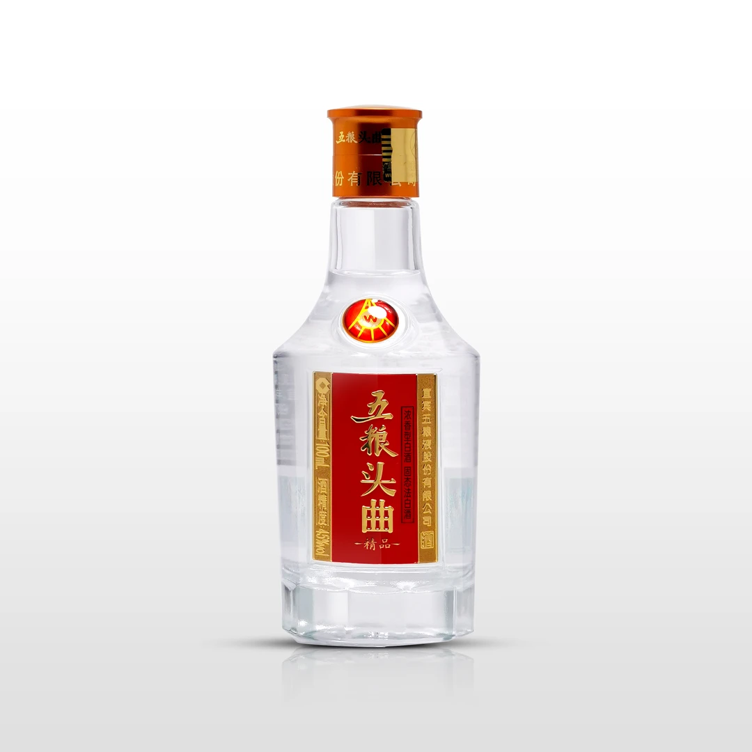 wuliangtouqu/五粮头曲精品【粉丝福利】浓香型白酒裸瓶装45度100ml