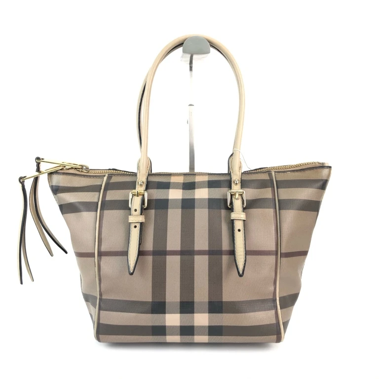 95新 BURBERRY/博柏利 安洁利严选巴宝莉格纹手提单肩包WH18844