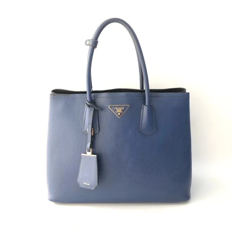 95新 Prada/普拉达 安洁利严选 蓝色手提包WHZ411264H