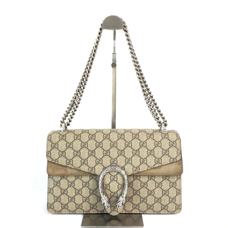 95新 GUCCI/古驰 安洁利严选GUCCI古驰酒神链条单肩包 WH408040H