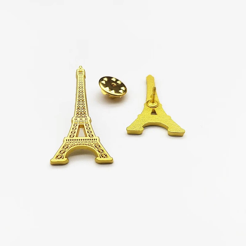 合金胸针 巴黎埃菲尔铁塔胸针地标建筑纪念徽章西装配饰