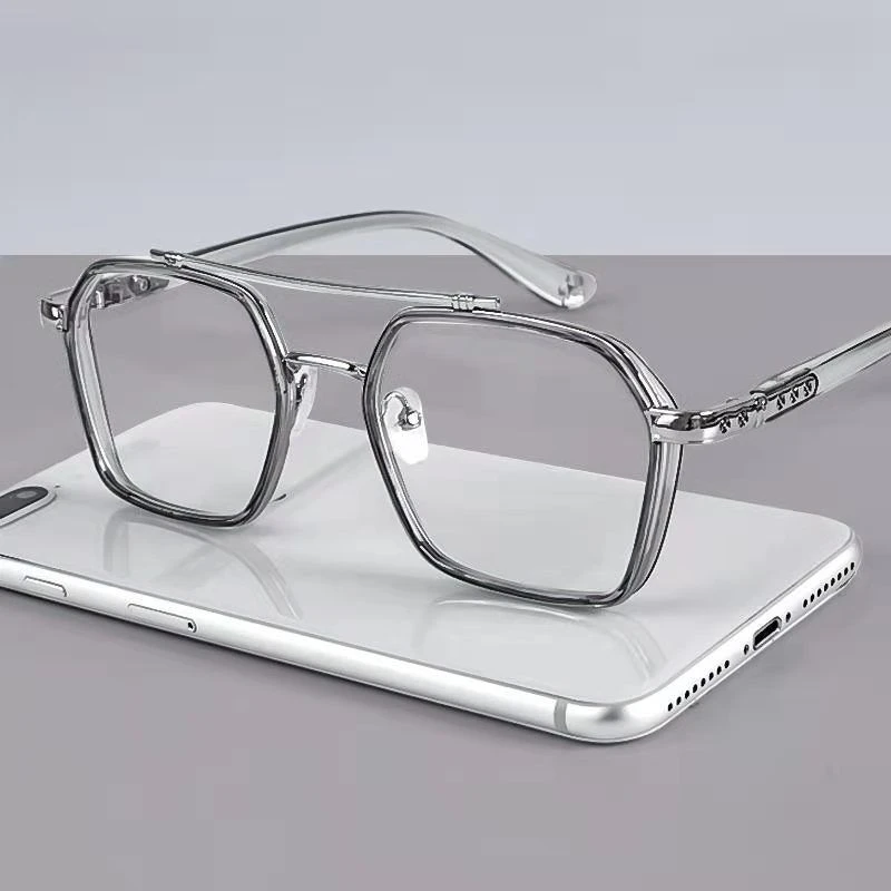 防蓝光眼镜男潮变色网红近视暴徒眼睛框女潮流痞帅陈伟霆同款