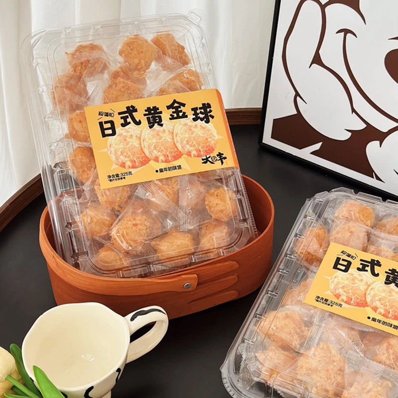 大纯丰日式黄金球325g盒装早餐糕点点心面包学生下午茶小吃零食品