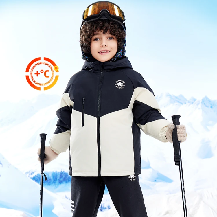 【ROOKIE奥莱】Converse匡威冬季新款保暖童装厚羽绒服CNVN-MW-H129