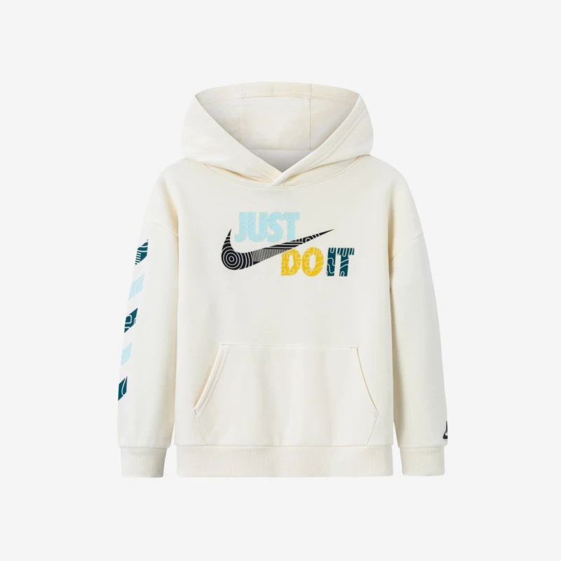 【耐克童装奥莱清仓】Nike耐克儿童童装连帽套头运动卫衣NKB-POL207