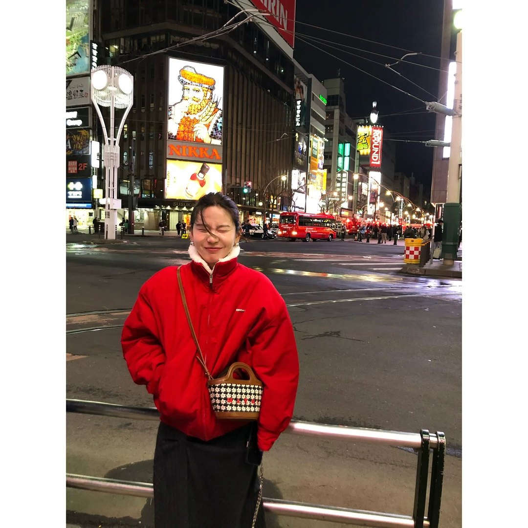 WXLSTUDIO  雪地羊tuo 环保拼接撞色廓形夹克外套