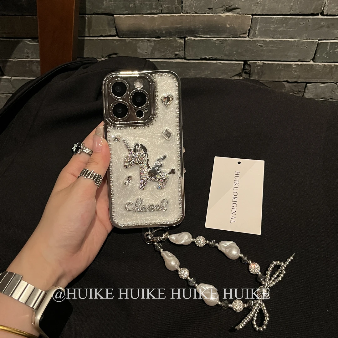 小众高级滴胶独角兽适用苹果16手机壳iPhone15/14/13promax12高级