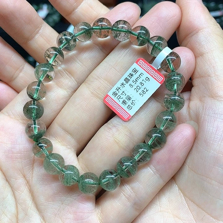 水晶手串未镶嵌天然水晶