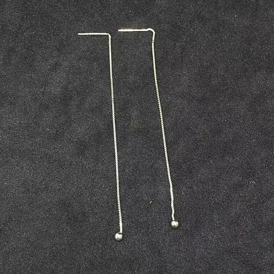 足银银制品 【北野珠宝】17-B17H19-足银时尚百搭耳线