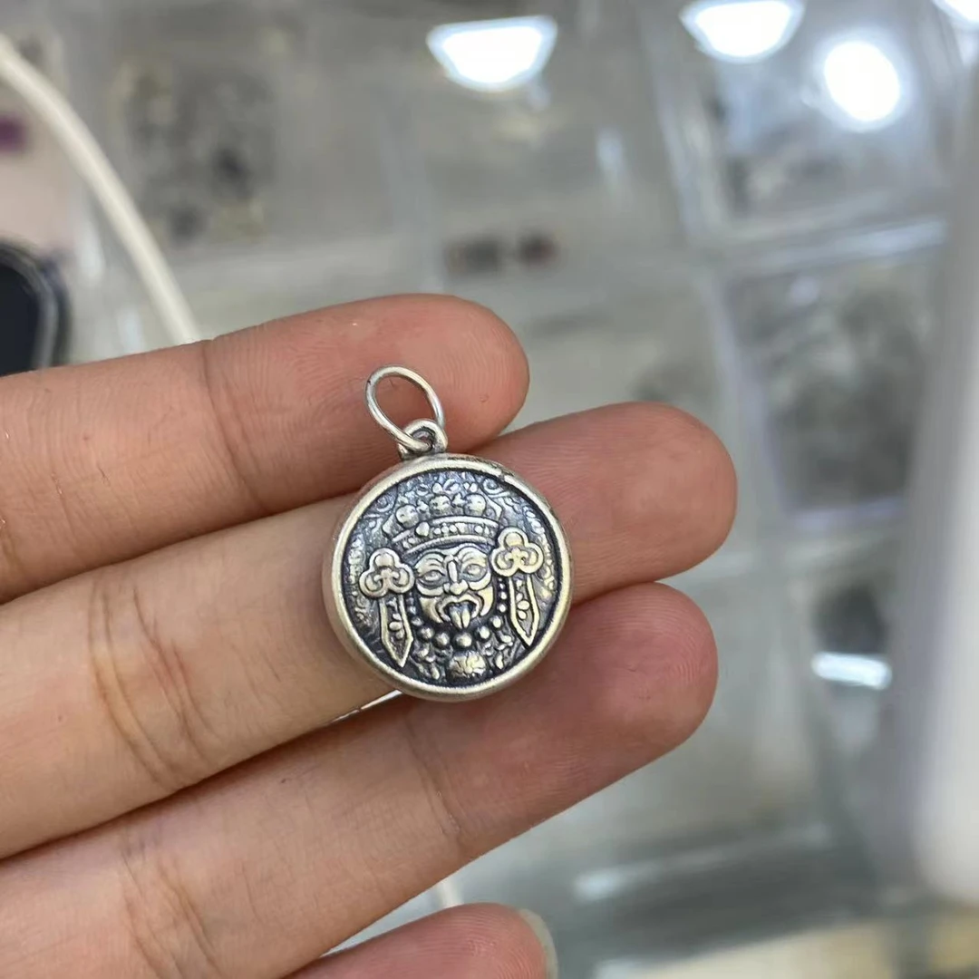 吊坠足银 【北野珠宝】5 Y4232-足银999扎基拉姆吊坠--18x6mm