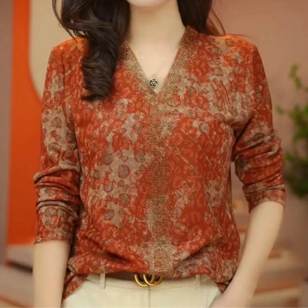 婴儿绒冬季打底衫外穿新款显瘦遮肉百搭弹力上衣洋气气质轻奢T恤