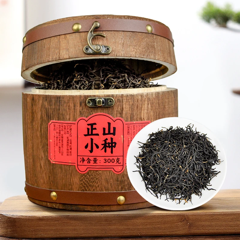 正山小种 木质礼盒 新茶红茶 工夫红茶 茶叶