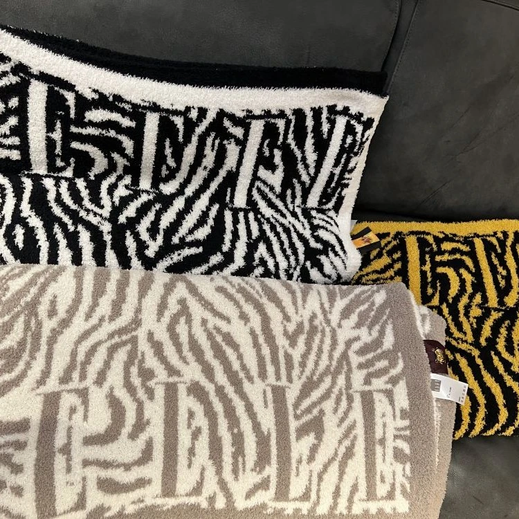 ELLE DECO爱不释手！特殊水洗泡泡绒空调毯披肩毛毯午睡毯休闲毯