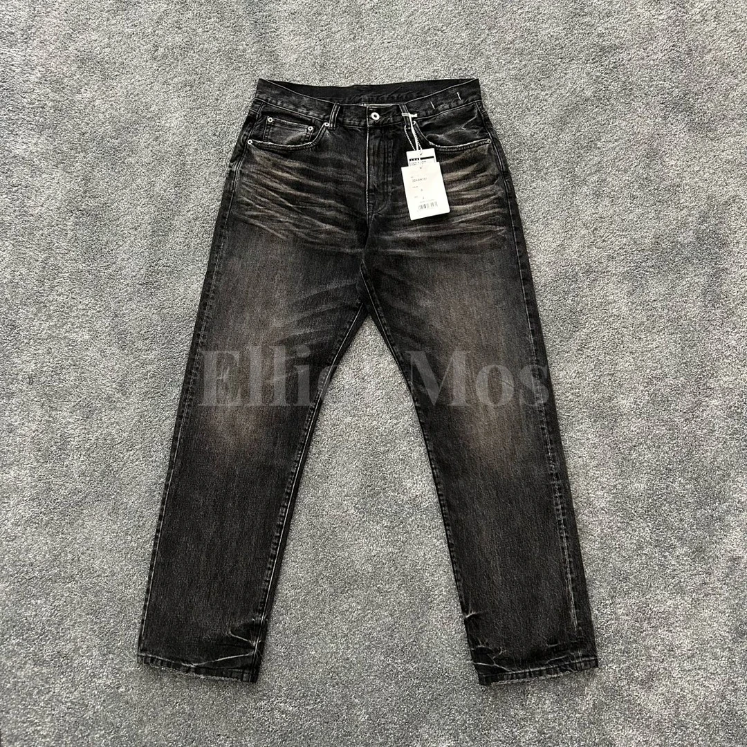 23FW 黑牛！Denim Jeans 经典复古赤耳丹宁直筒牛仔裤-0334