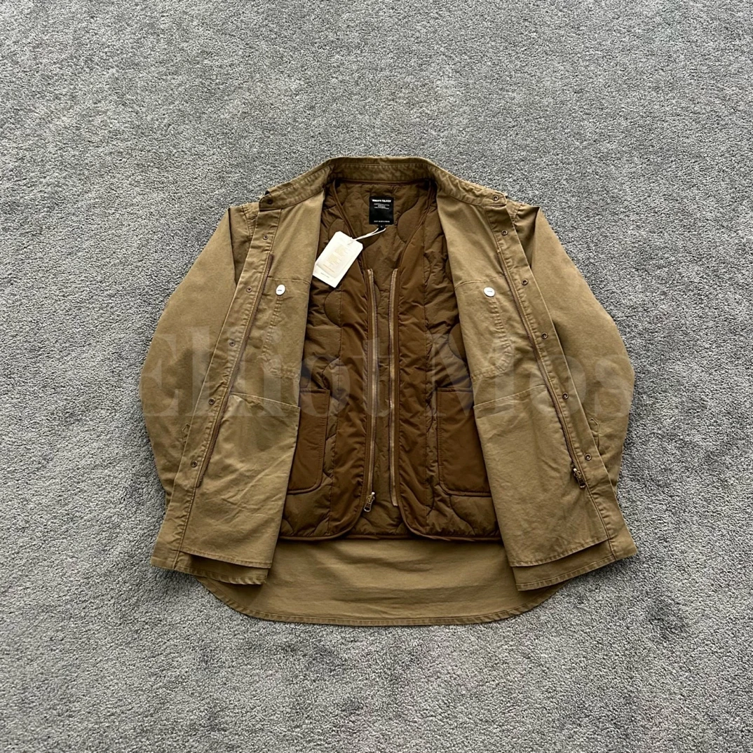 一衣三穿~Washed Jacket 可拆卸内胆水洗棉衣外套-0864