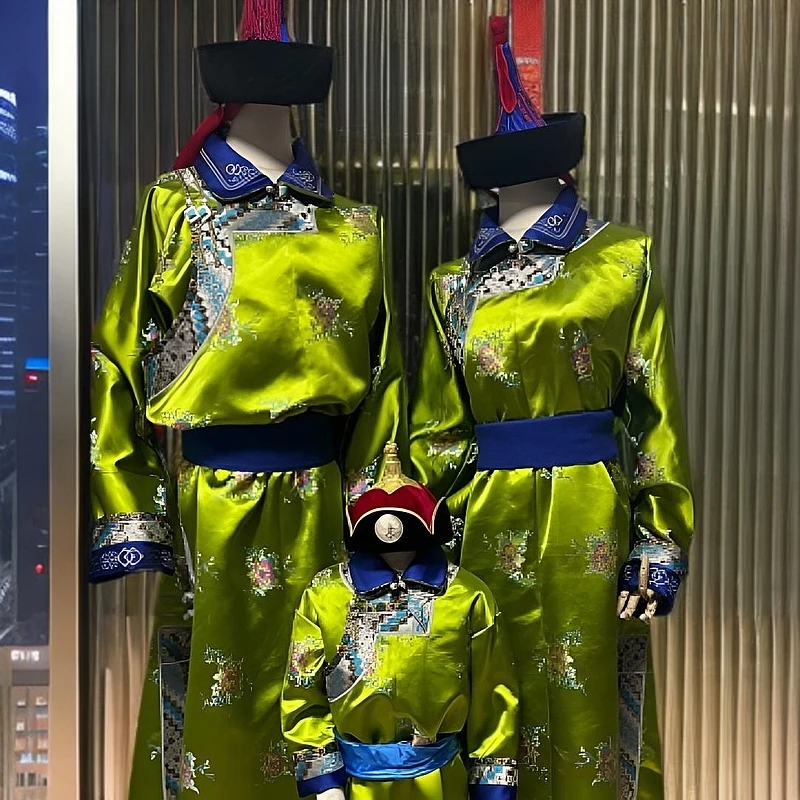 蒙古服饰情侣装 一家三口亲子装