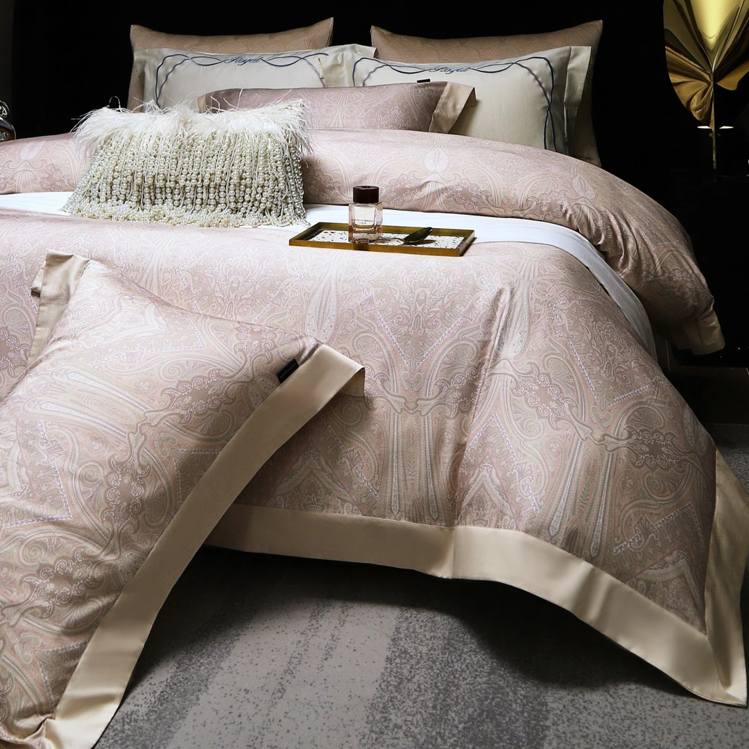 【贤公子家居】法瑞纳-高端轻奢全棉印花四件套