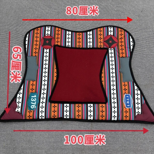 1376藏式马鞍垫羊毛毡内里马汗屉加大羊毛毡马鞍垫民族鞍垫马具