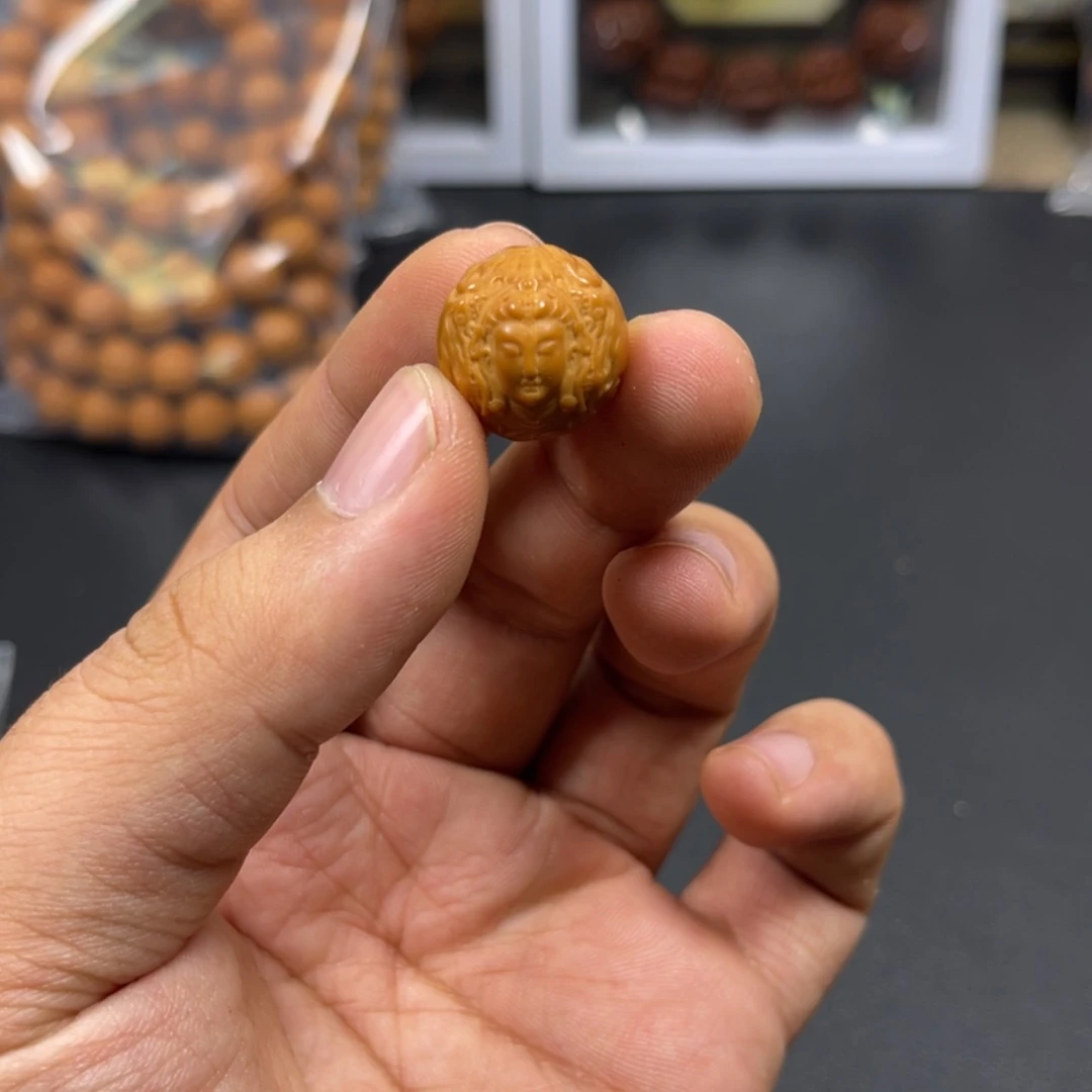 【闪购商品】猴头核桃吊坠观音单颗17mm