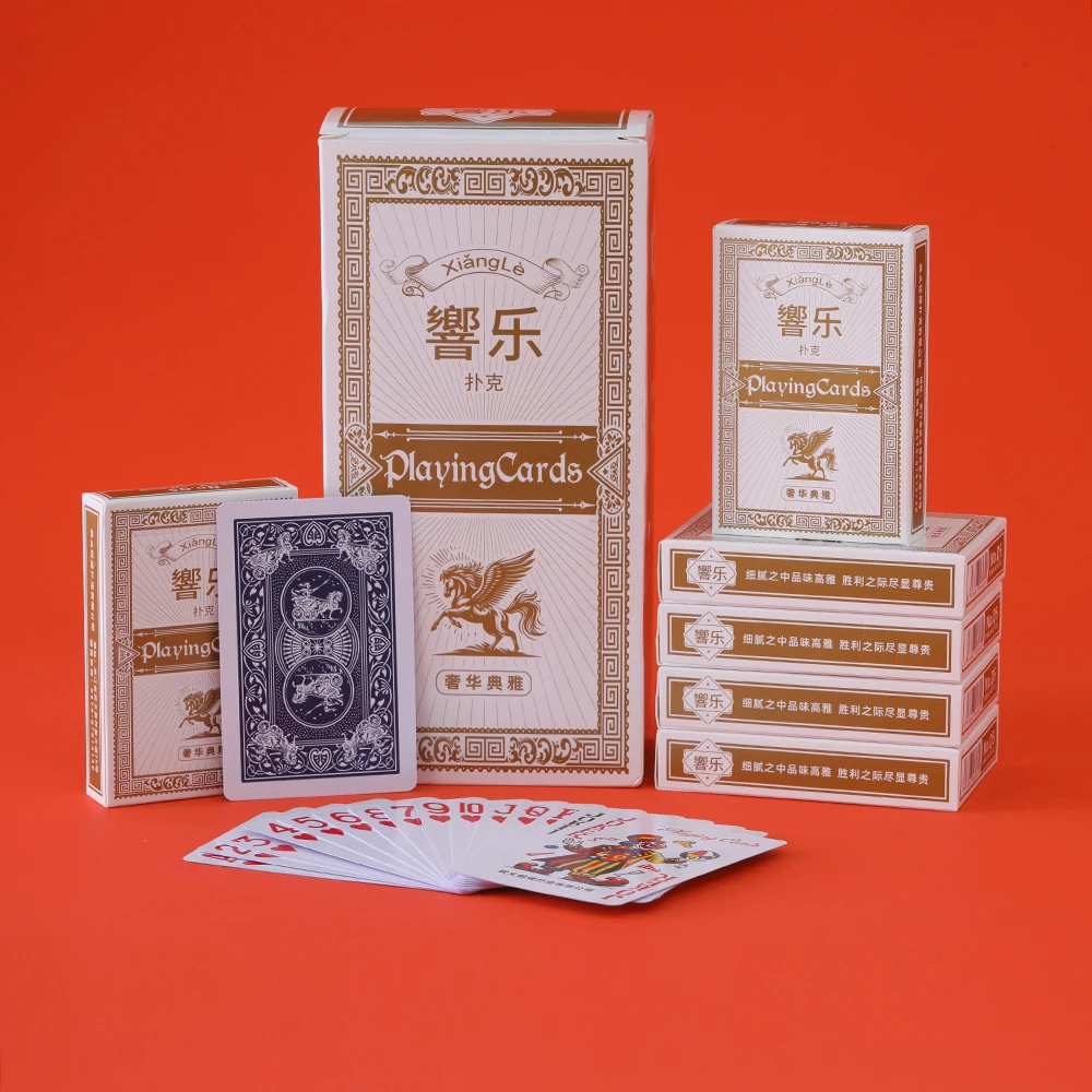 響乐Q5扑克牌10副高档加厚硬工厂直销批发纸牌扑克创意高档整箱