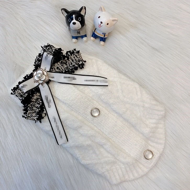 宠物保暖毛衣狗狗服饰猫咪小香风毛衣秋冬小型犬泰迪比熊美短衣服