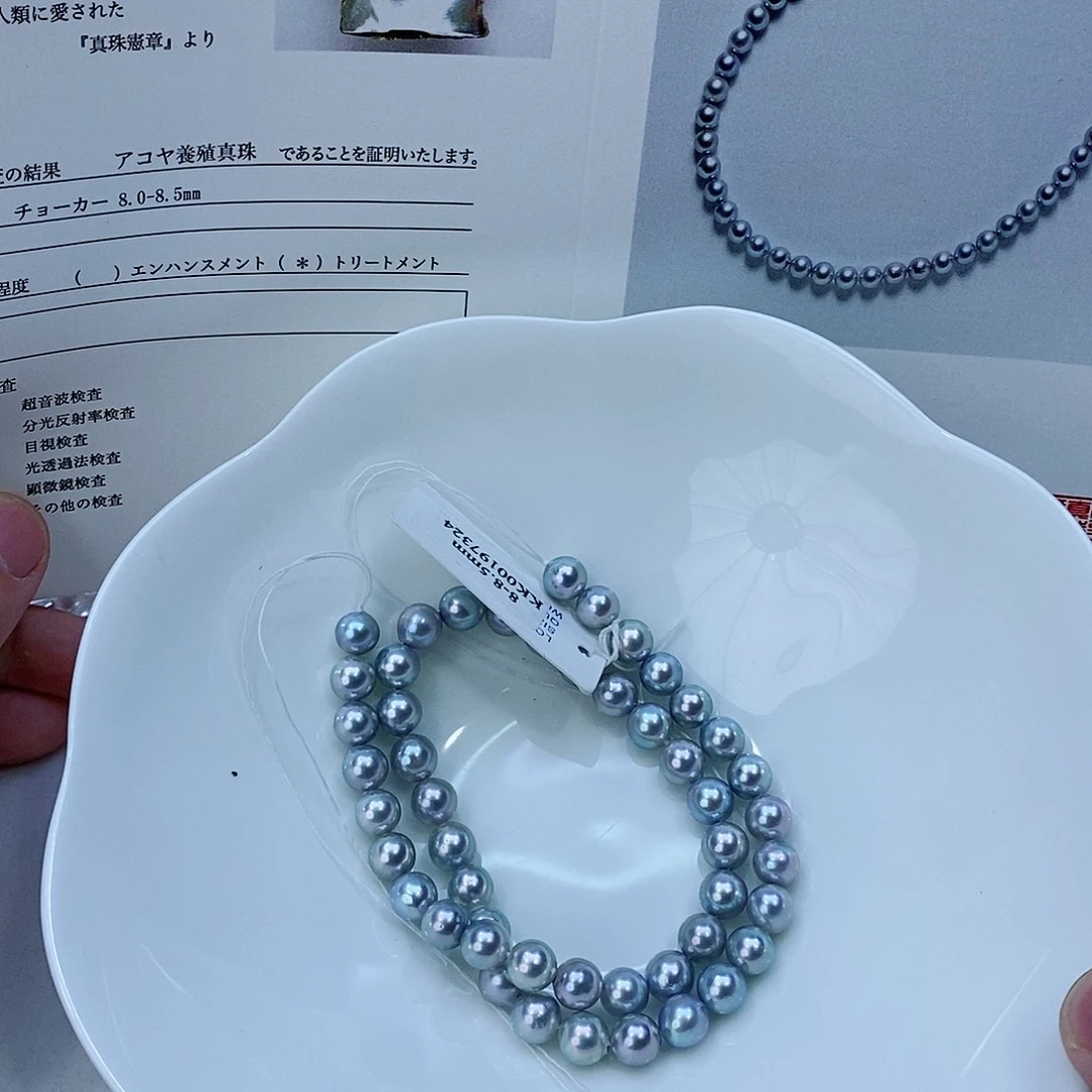 海水珍珠颈饰银S925镶嵌