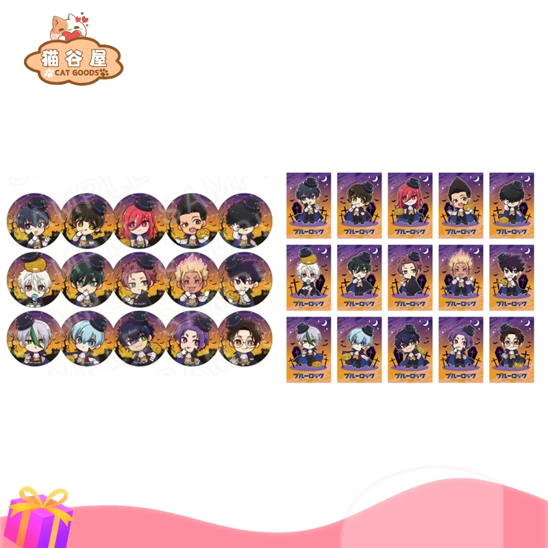【蓝色监狱】蓝色监狱万圣节吸血鬼Q版吧唧 徽章 明信片 正品未拆封